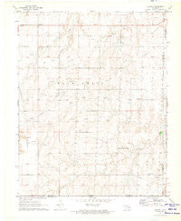 Slapout Oklahoma Historical topographic map, 1:24000 scale, 7.5 X 7.5 Minute, Year 1971