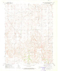Sleeping Bear Creek NW Oklahoma Historical topographic map, 1:24000 scale, 7.5 X 7.5 Minute, Year 1970