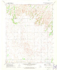 Sleeping Bear Creek SE Oklahoma Historical topographic map, 1:24000 scale, 7.5 X 7.5 Minute, Year 1970
