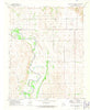 Sleeping Bear Creek SW Oklahoma Historical topographic map, 1:24000 scale, 7.5 X 7.5 Minute, Year 1970