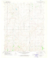 Sleeping Bear Creek Oklahoma Historical topographic map, 1:24000 scale, 7.5 X 7.5 Minute, Year 1971