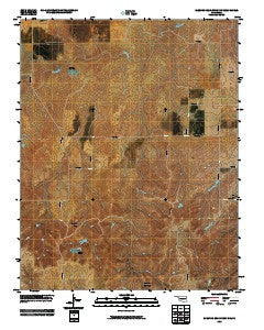 Sleeping Bear Creek NW Oklahoma Historical topographic map, 1:24000 scale, 7.5 X 7.5 Minute, Year 2010