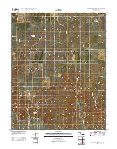 Sleeping Bear Creek NW Oklahoma Historical topographic map, 1:24000 scale, 7.5 X 7.5 Minute, Year 2012