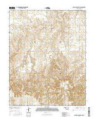 Sleeping Bear Creek NW Oklahoma Current topographic map, 1:24000 scale, 7.5 X 7.5 Minute, Year 2016