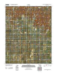 Sleeping Bear Creek SE Oklahoma Historical topographic map, 1:24000 scale, 7.5 X 7.5 Minute, Year 2012