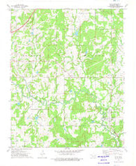 Slick Oklahoma Historical topographic map, 1:24000 scale, 7.5 X 7.5 Minute, Year 1973
