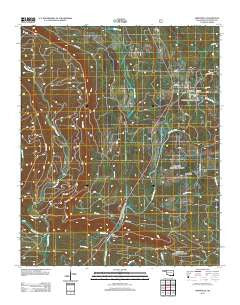 Smithville Oklahoma Historical topographic map, 1:24000 scale, 7.5 X 7.5 Minute, Year 2013
