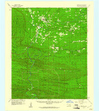 Smithville Oklahoma Historical topographic map, 1:62500 scale, 15 X 15 Minute, Year 1960
