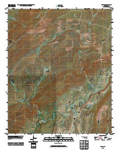 Snow Oklahoma Historical topographic map, 1:24000 scale, 7.5 X 7.5 Minute, Year 2010