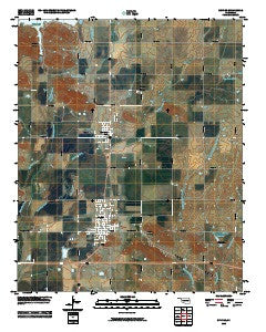 Snyder Oklahoma Historical topographic map, 1:24000 scale, 7.5 X 7.5 Minute, Year 2010