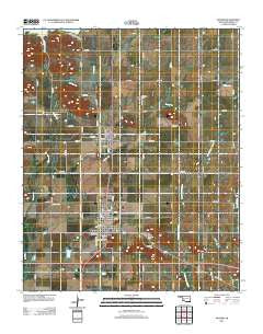 Snyder Oklahoma Historical topographic map, 1:24000 scale, 7.5 X 7.5 Minute, Year 2012