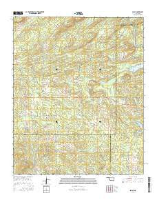 Sobol Oklahoma Current topographic map, 1:24000 scale, 7.5 X 7.5 Minute, Year 2016
