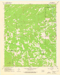 Sobol Oklahoma Historical topographic map, 1:24000 scale, 7.5 X 7.5 Minute, Year 1962