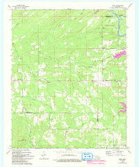 Sobol Oklahoma Historical topographic map, 1:24000 scale, 7.5 X 7.5 Minute, Year 1962