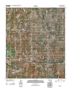 Soper Oklahoma Historical topographic map, 1:24000 scale, 7.5 X 7.5 Minute, Year 2012