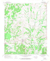 Soper Oklahoma Historical topographic map, 1:24000 scale, 7.5 X 7.5 Minute, Year 1968