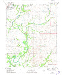 South Coffeyville Oklahoma Historical topographic map, 1:24000 scale, 7.5 X 7.5 Minute, Year 1972
