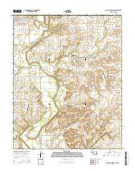 South Coffeyville Oklahoma Current topographic map, 1:24000 scale, 7.5 X 7.5 Minute, Year 2016