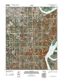 Southeast Muskogee Oklahoma Historical topographic map, 1:24000 scale, 7.5 X 7.5 Minute, Year 2012