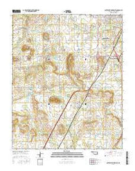 Southwest Muskogee Oklahoma Current topographic map, 1:24000 scale, 7.5 X 7.5 Minute, Year 2016