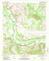 Spanish Fort Texas Historical topographic map, 1:24000 scale, 7.5 X 7.5 Minute, Year 1968