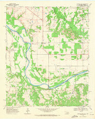 Spanish Fort Texas Historical topographic map, 1:24000 scale, 7.5 X 7.5 Minute, Year 1968