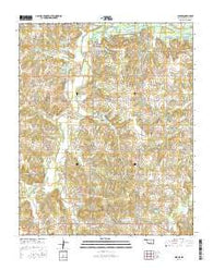 Sparks Oklahoma Current topographic map, 1:24000 scale, 7.5 X 7.5 Minute, Year 2016