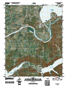 Spavinaw Oklahoma Historical topographic map, 1:24000 scale, 7.5 X 7.5 Minute, Year 2010
