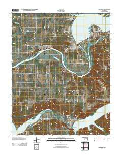 Spavinaw Oklahoma Historical topographic map, 1:24000 scale, 7.5 X 7.5 Minute, Year 2013