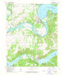 Spavinaw Oklahoma Historical topographic map, 1:24000 scale, 7.5 X 7.5 Minute, Year 1971