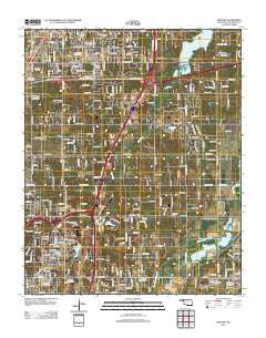 Spencer Oklahoma Historical topographic map, 1:24000 scale, 7.5 X 7.5 Minute, Year 2012