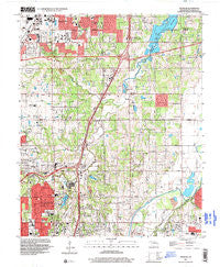 Spencer Oklahoma Historical topographic map, 1:24000 scale, 7.5 X 7.5 Minute, Year 1995