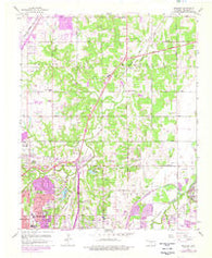 Spencer Oklahoma Historical topographic map, 1:24000 scale, 7.5 X 7.5 Minute, Year 1956