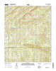 Spencerville Oklahoma Current topographic map, 1:24000 scale, 7.5 X 7.5 Minute, Year 2016