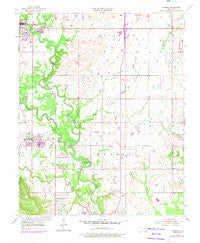 Sperry Oklahoma Historical topographic map, 1:24000 scale, 7.5 X 7.5 Minute, Year 1955