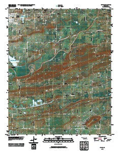 Spiro Oklahoma Historical topographic map, 1:24000 scale, 7.5 X 7.5 Minute, Year 2010