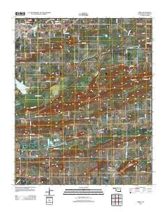 Spiro Oklahoma Historical topographic map, 1:24000 scale, 7.5 X 7.5 Minute, Year 2012