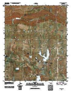 Springer Oklahoma Historical topographic map, 1:24000 scale, 7.5 X 7.5 Minute, Year 2010