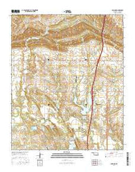 Springer Oklahoma Current topographic map, 1:24000 scale, 7.5 X 7.5 Minute, Year 2016