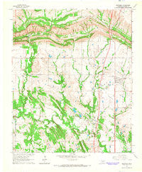 Springer Oklahoma Historical topographic map, 1:24000 scale, 7.5 X 7.5 Minute, Year 1964