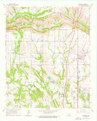 Springer Oklahoma Historical topographic map, 1:24000 scale, 7.5 X 7.5 Minute, Year 1964