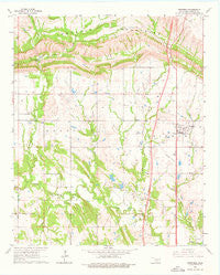 Springer Oklahoma Historical topographic map, 1:24000 scale, 7.5 X 7.5 Minute, Year 1964