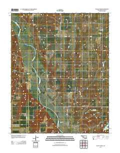 Squaw Creek Oklahoma Historical topographic map, 1:24000 scale, 7.5 X 7.5 Minute, Year 2012