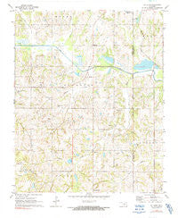St. Louis Oklahoma Historical topographic map, 1:24000 scale, 7.5 X 7.5 Minute, Year 1972