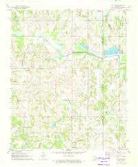 St. Louis Oklahoma Historical topographic map, 1:24000 scale, 7.5 X 7.5 Minute, Year 1972