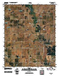 Stafford Oklahoma Historical topographic map, 1:24000 scale, 7.5 X 7.5 Minute, Year 2010