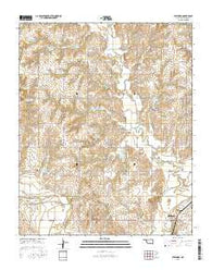 Stafford Oklahoma Current topographic map, 1:24000 scale, 7.5 X 7.5 Minute, Year 2016