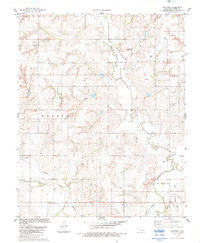Stafford Oklahoma Historical topographic map, 1:24000 scale, 7.5 X 7.5 Minute, Year 1983