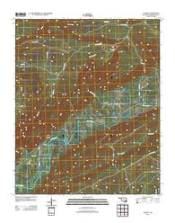 Stanley Oklahoma Historical topographic map, 1:24000 scale, 7.5 X 7.5 Minute, Year 2012