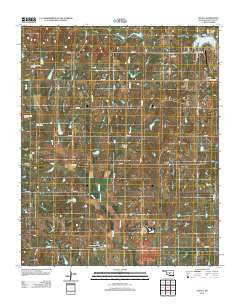 Stealy Oklahoma Historical topographic map, 1:24000 scale, 7.5 X 7.5 Minute, Year 2013